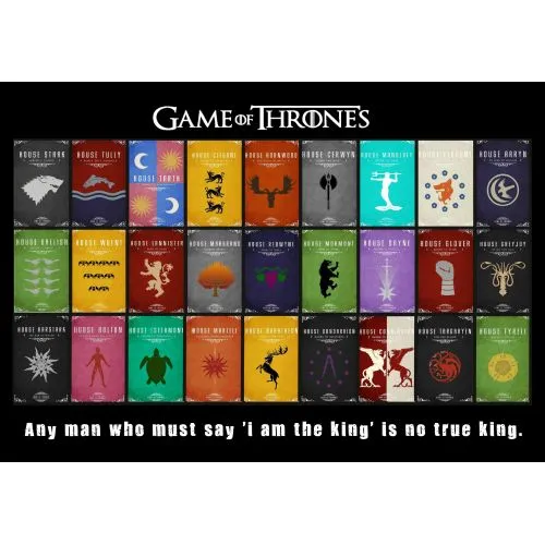 Game Of Thrones Posteri 4 Game of Thrones Poster 4, Westerosun entrikalarla dolu dünyasında taht mücadelesini konu alır.