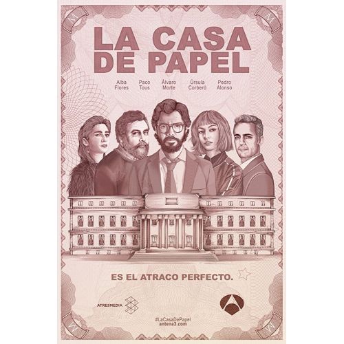 La Casa De Papel Series Movie Poster La Casa De Papel Series Movie Poster