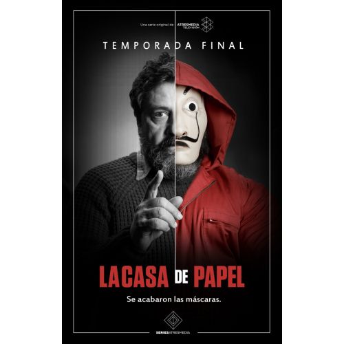 La Casa De Papel Temporada Final Series Movie Poster 2 La Casa De Papel Temporada Final Series Movie Poster 2