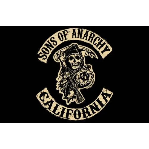 Sons Of Anarchy Logosu Dizi Posteri Sons Of Anarchy, bir motosiklet çetesi olan Sons of Anarchy Motorcycle Club (SAMCRO)