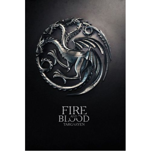 Game Of Thrones Fire And Blood Targaryen Poster Game Of Thrones Fire And Blood Targaryen Poster