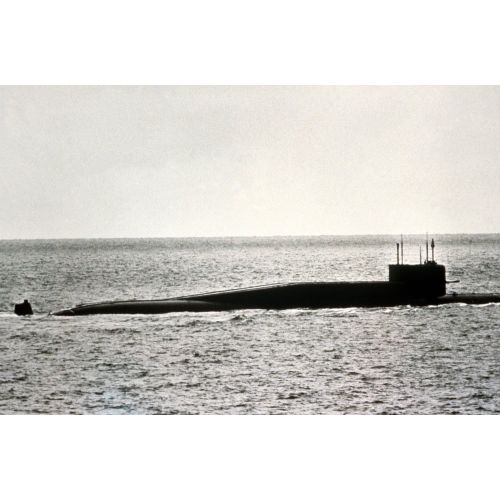 Delta II Nuclear Powered Ballistic Missile Submarine Poster The Delta II Nuclear Powered Ballistic Missile Submarine Poster