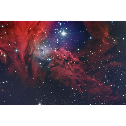 Red Nebula Poster Red Nebula Poster