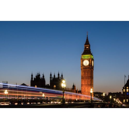 Günbatımında Big Ben Posteri