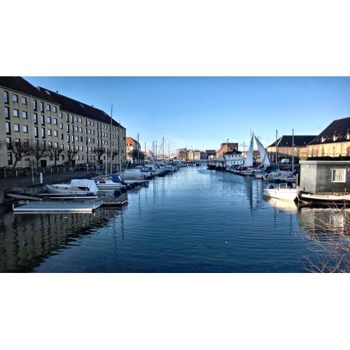 Christianshavn Kopenhag Danimarka Posteri