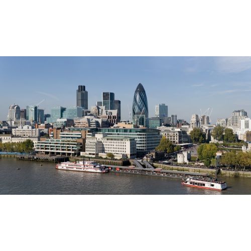 London City Skyline London City Hall Poster The London City Skyline City Hall Poster features iconic buildings such as the Shard