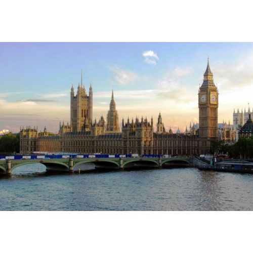Londra Saat Kulesi Manzarası Posteri