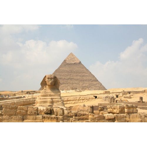 Great Sphinx Of Giza Egypt Poster Landscape Great Sphinx Of Giza Egypt Poster The Great Sphinx of Giza Egypt poster features a detailed and vibrant depiction of the iconic