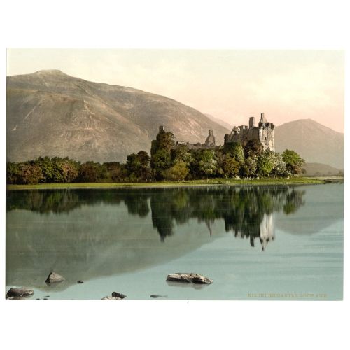 Kilchurn Kalesi Lochawe İskoçya Posteri Kilchurn Kalesi Lochawe İskoçya Posteri