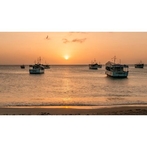 Sunset On The Beach Seascape Poster Sunset On The Beach Seascape Poster
