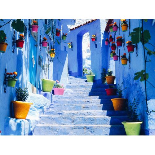 Morocco Mavi Merdivenler Posteri Morocco Mavi Merdivenler Posteri