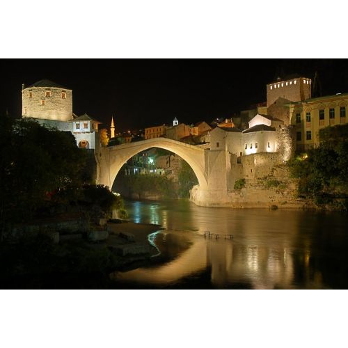 Mostar Stari Köprüsü Posteri Manzara Mostar Stari Köprüsü Posteri Mostar Stari Köprüsü Posteri, Bosna-Hersekin Mostar şehrinde bulunan ünlü Stari