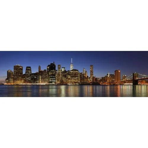 New York Manhattan Posteri New York Manhattan manzarasını gösteren bu poster yüksek çözünürlüklü bir kanvas baskıdır.