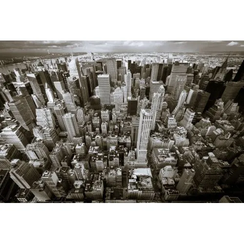 New York Posteri Bu New York manzaralı poster, şehrin ikonik yapıları ve gökdelenleriyle dolu muhteşem bir görüntü