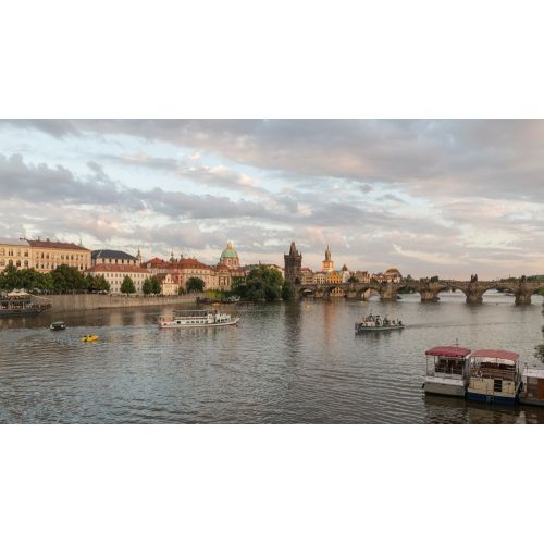 North Prague Poster The North Prague Poster features a vintage design showcasing iconic landmarks of the region. The poster is