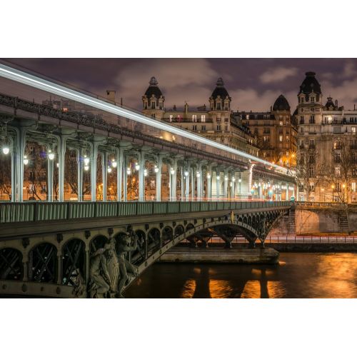 Pont De Bir-Hakeim Köprüsü Paris Posteri