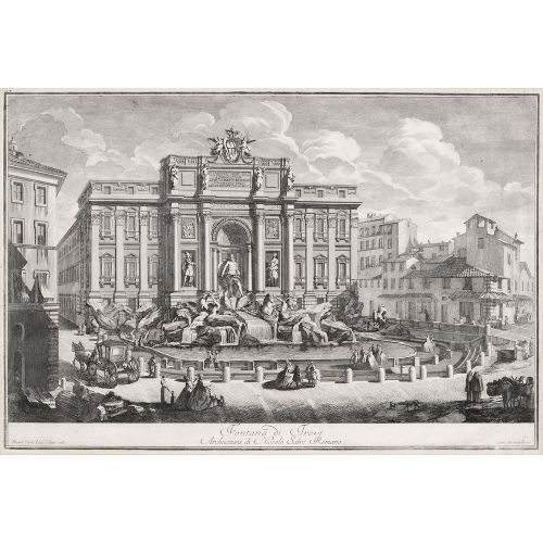 Trevi Fountain In Rome Poster Trevi Fountain In Rome Poster