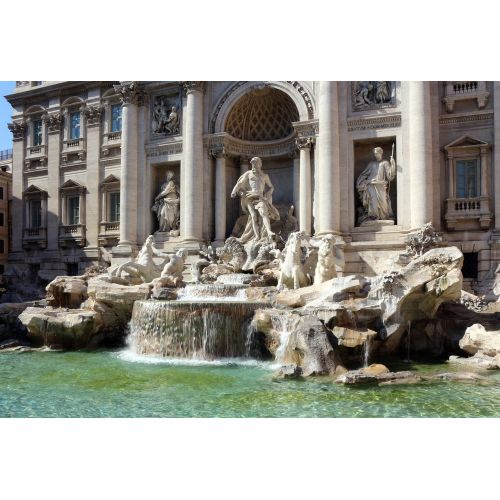 Roma Trevi Çeşmesi Panoramio Posteri