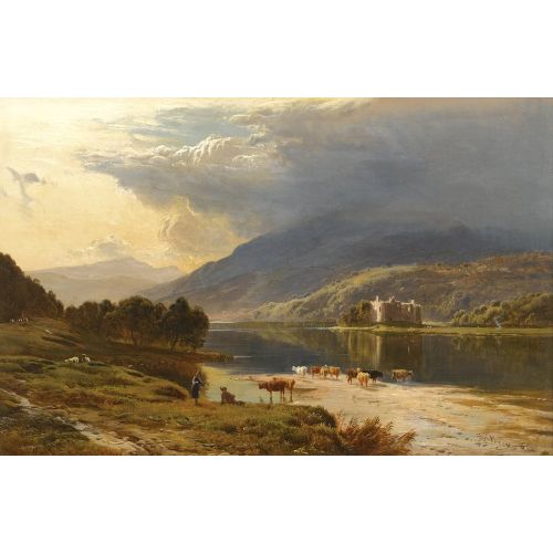 Kilchurn Kalesi Loch Awe Gölü Sidney Richard Percy Posteri Kilchurn Kalesi Loch Awe Gölü Sidney Richard Percy Posteri