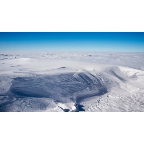 Snow Landscape At The South Pole Poster The Snow Landscape At The South Pole Poster features a stunning panoramic view of the icy