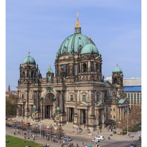 View From Humboldt Box Berlin Cathedral Poster