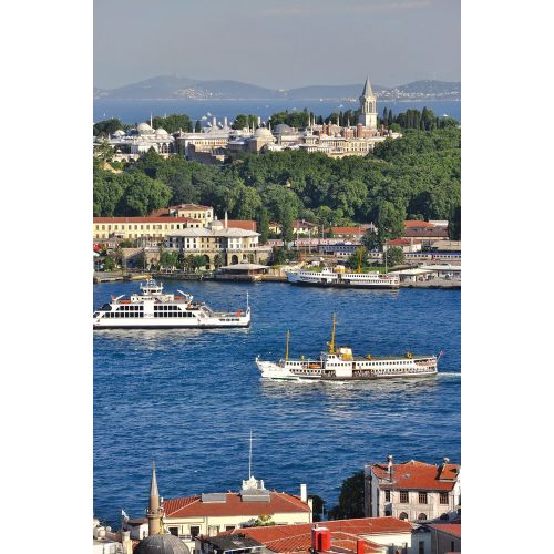 View Of Topkapi Palace From Galata Tower Poster