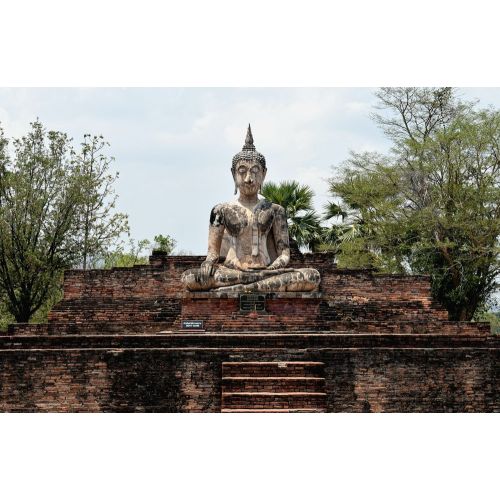 Wat Mae Chon Ruins Sukhothai Poster