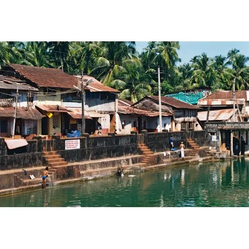 A Bath In The Center Of The City Gokarna India Poster A Bath In The Center Of The City Gokarna India Poster