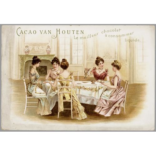 Cacao Van Houten Vintage Poster 3