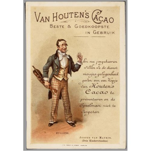 Van Houten's Cacao Vintage Poster 2