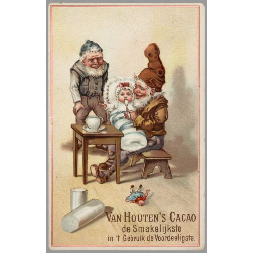 Van Houten's Cacao Vintage Poster 3