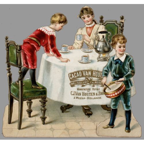 Cacao Van Houten Vintage Poster 6