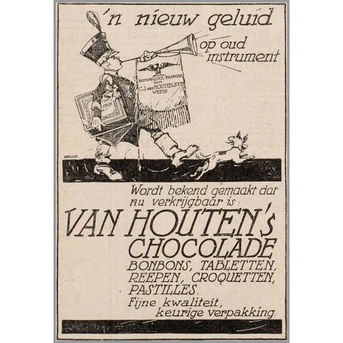 Van Houten's Chocolate Poster