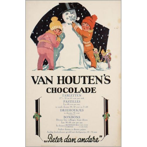 Van Houten's Chocolate Poster 2