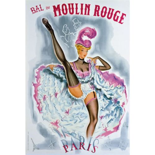 Moulin Rouge Vintage Poster Moulin Rouge Vintage Poster