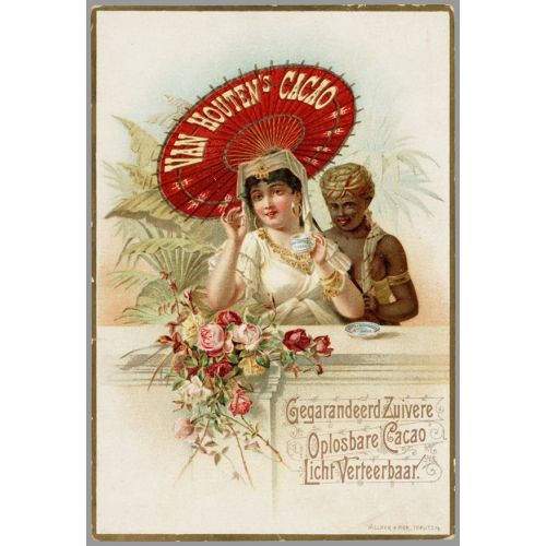 Van Houten's Cacao Vintage Poster