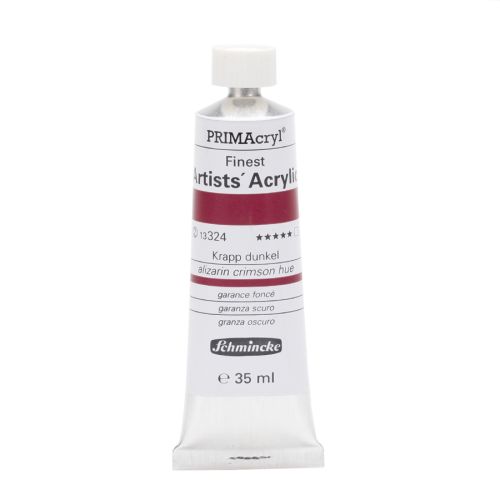 Schmincke Prımacryl Finest Artists Alizarine Crimson Hue 324 Akrilik Boya 35ml Schmincke Prımacryl Finest Artists Alizarine Crimson Hue 324 Akrilik Boya 35ml