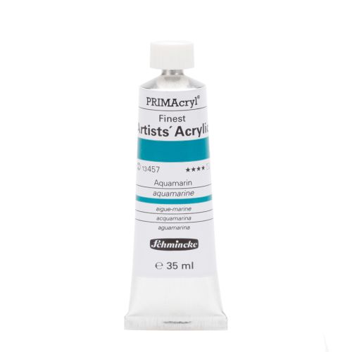 Schmincke Primacryl Finest Artists' Aquamarine 457 Acyrylic Paint 35 Ml