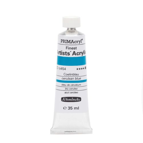 Schmincke Prımacryl Finest Artists Cerulean Blue 454 Akrilik Boya 35 Ml Schmincke Prımacryl Finest Artists Cerulean Blue 454 Akrilik Boya 35 Ml
