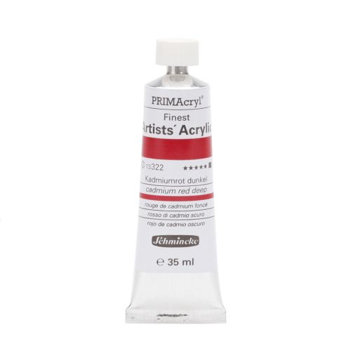 Schmincke Prımacryl Finest Artists Cadmium Red Deep 322 Akrilik Boya 35 Ml Schmincke Prımacryl Finest Artists Cadmium Red Deep 322 Akrilik Boya 35 Ml