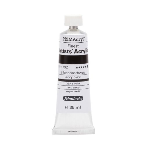 Schmincke Prımacryl Finest Artists Ivory Black 792 Akrilik Boya 35 Ml Schmincke Prımacryl Finest Artists Ivory Black 792 Akrilik Boya 35 Ml