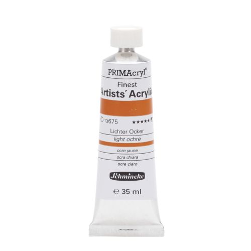 Schmincke Prımacryl Finest Artists Light Ochre 675 Akrilik Boya 35 Ml Schmincke Prımacryl Finest Artists Light Ochre 675 Akrilik Boya 35 Ml