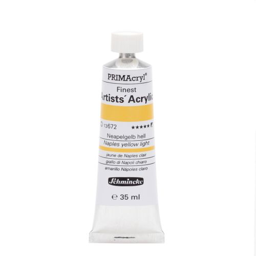 Schmincke Prımacryl Finest Artists Naples Yellow Light 672 Akrilik Boya 35 Ml Schmincke Prımacryl Finest Artists Naples Yellow Light 672 Akrilik Boya 35 Ml