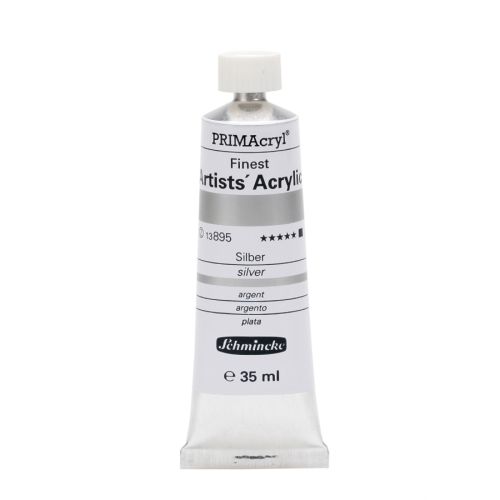 Schmincke Prımacryl Finest Artists Silver 895 Akrilik Boya 35 Ml Schmincke Prımacryl Finest Artists Silver 895 Akrilik Boya 35 Ml