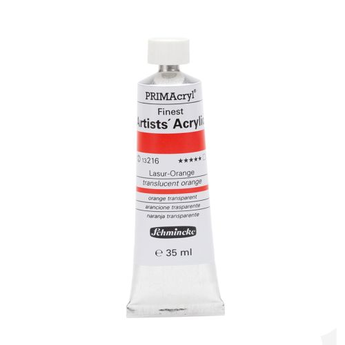 Schmincke Prımacryl Finest Artists Translucent Orange 216 Akrilik Boya 35ml Schmincke Prımacryl Finest Artists Translucent Orange 216 Akrilik Boya 35ml