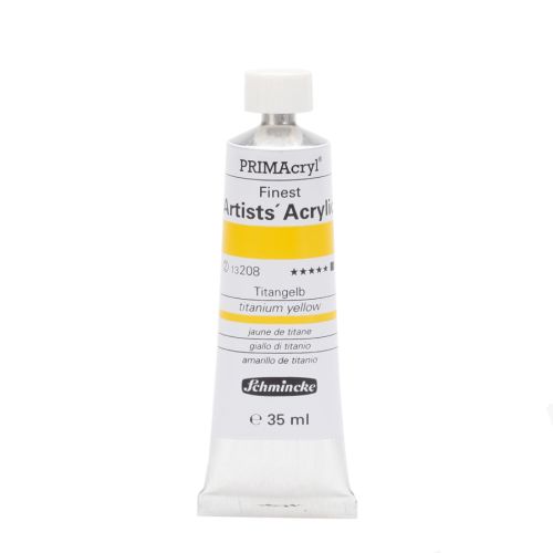 Schmincke Prımacryl Finest Artists Titanium Yellow 208 Akrilik Boya 35ml Schmincke Prımacryl Finest Artists Titanium Yellow 208 Akrilik Boya 35ml