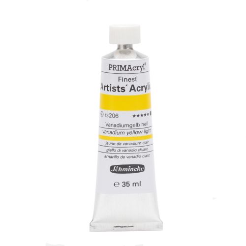 Schmincke Prımacryl Finest Artists Vanadium Yellow Light 206 Akrilik Boya 35ml Schmincke Prımacryl Finest Artists Vanadium Yellow Light 206 Akrilik Boya 35ml