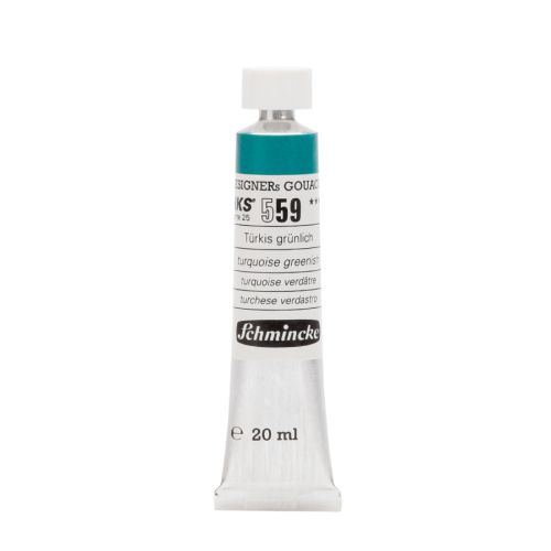 Schmincke Hks Designers Gouache - Turquoise Greenish 559 -20 Ml Schmincke Hks Designers Gouache - Turquoise Greenish 559 -20 Ml