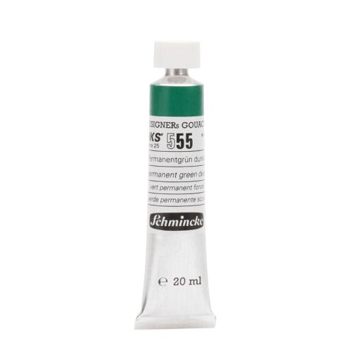 Schmincke Hks Designers Gouache - Permanent Green Deep 555 -20 Ml Schmincke Hks Designers Gouache - Permanent Green Deep 555 -20 Ml