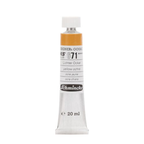 Schmincke Hks Designers Gouache - Yellow Ochre 671 -20 Ml Schmincke Hks Designers Gouache - Yellow Ochre 671 -20 Ml